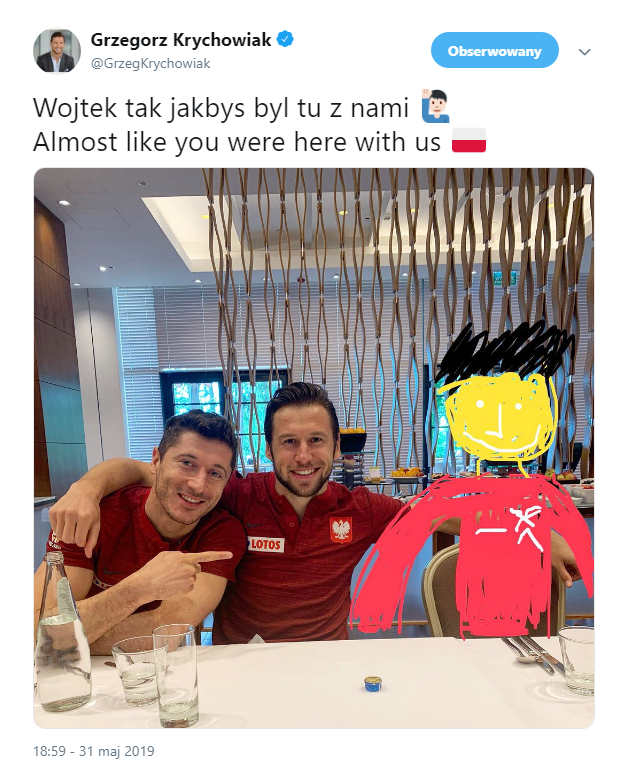 Krychowiak udowadnia, że Szczęsny jest na zgrupowaniu kadry :D